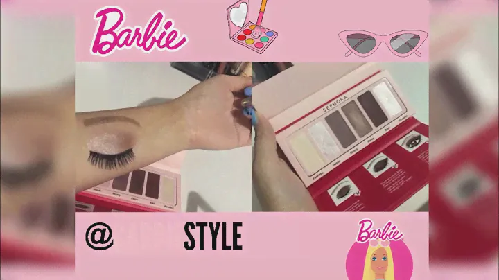 SEPHORA X BARBIE - SWATCHES MINIATURE PALETTE ❤️