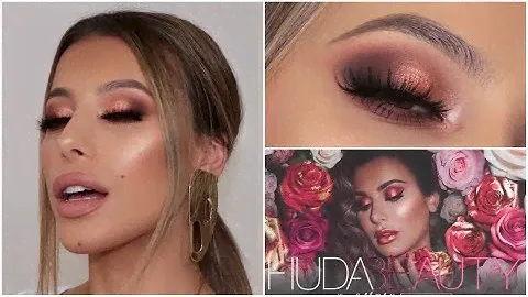 ОБЗОР/СРАВНЕНИЕ ПАЛИТРЫ HUDA BEAUTY REMASTERED ROSE GOLD