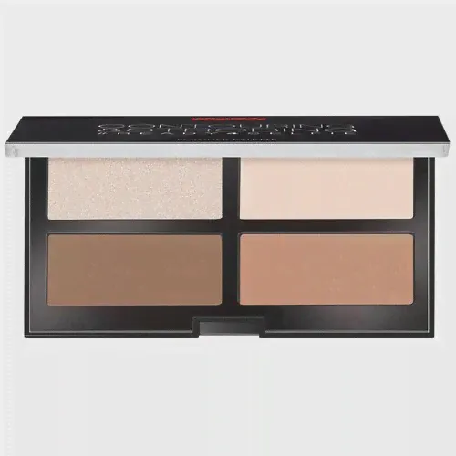 Pupa Набор для скульптурирования лица Contouring & Strobing Palette