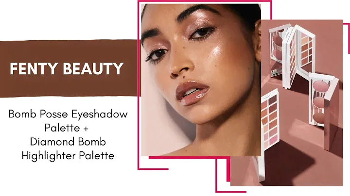 NEW! Fenty Beauty Bomb Posse Eyeshadow Palette + Diamond Bomb Highlighter Palette