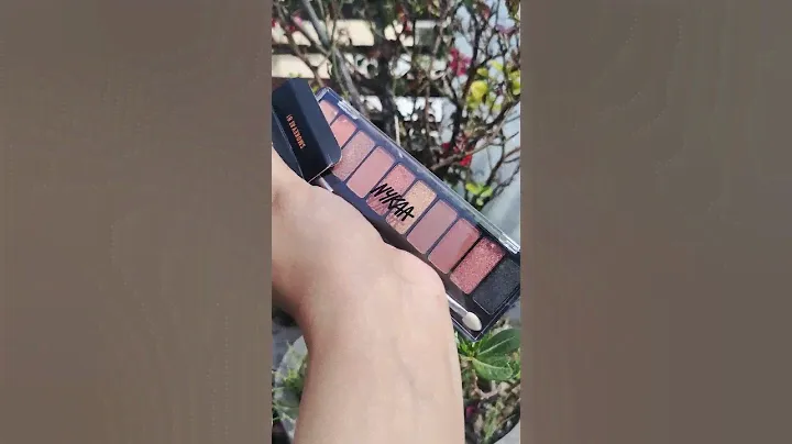Nykaa eye shadow palette review- Smokey at 8!               A must try..!! #trending #youtubeshorts