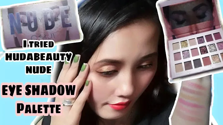 HUDA BEAUTY NEW NUDE EYESHADOW PALETTE|Wilma Enlan.