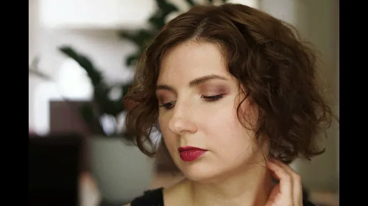Vintage makeup ar Charlotte Tilbury The Vintage Vamp acu ēnu paleti [sugarmakeup]