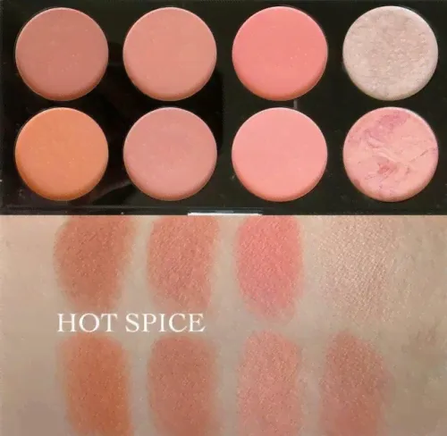 MAKEUP REVOLUTION \ ЛИЦО \ РУМЯНА \ ПАЛЕТКА РУМЯН ULTRA BLUSH PALETTE Hot Spice