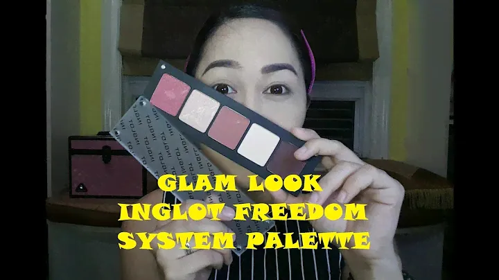 EASY GLAM MAKEUP LOOK FT. INGLOT FREEDOM SYSTEM PALETTE | Lottiefied