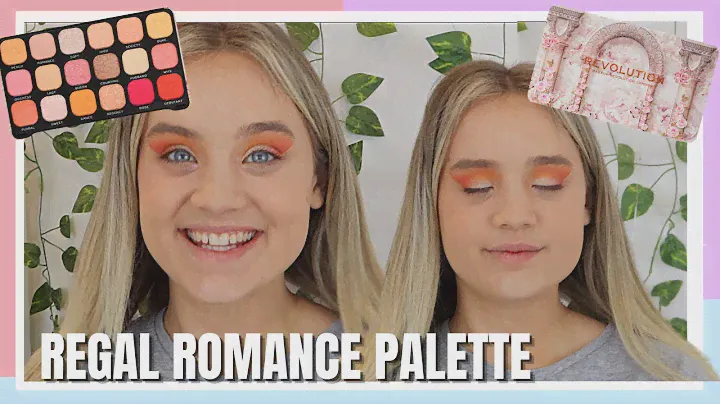 REVOLUTION REGAL ROMANCE BRIDGERTON INSPIRED PALETTE FULL HONEST REVIEW AND EYE LOOK