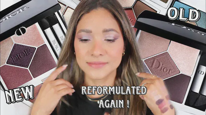 NEW REFORMULATED Diorshow 5 Couleurs Couture Palette | PLUM TUTU Vs  TUTU