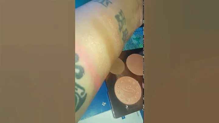 BECCA X CHRISSY TEIGEN Glow Face Palette Swatches on Medium Tan Skin