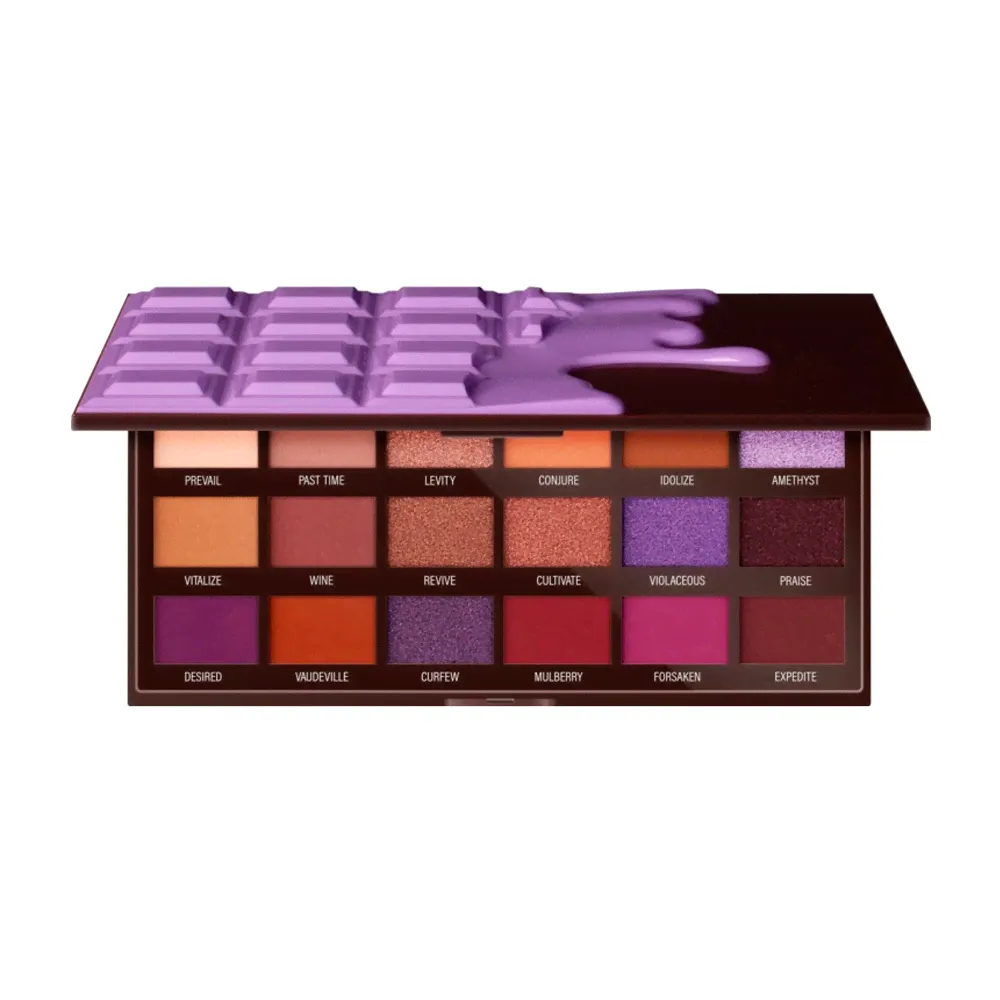 I Heart Revolution Палетка теней для век Chocolate Eyeshadow Palette тон Violet-0