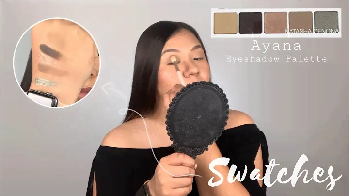 Ayana Eyeshadow Palette | Natasha Denona  || Swatches & Look ✨ Alondra Pach