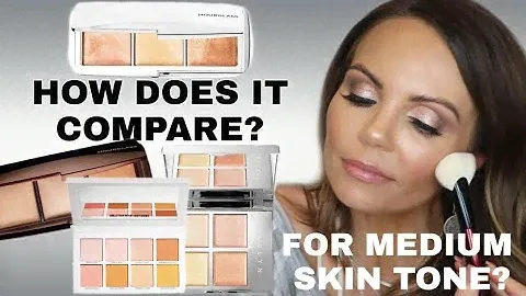 HOURGLASS METALLIC STROBE LIGHTING PALETTE REVIEW | DOES IT WORK FOR MEDIUM SKIN TONE??
