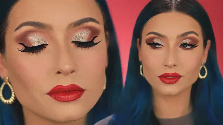 HOLIDAY GLAM 2020 | AFFORDABLE HOLIDAY MAKEUP TUTORIAL | GOLD GLITTER HOLIDAY MAKEUP