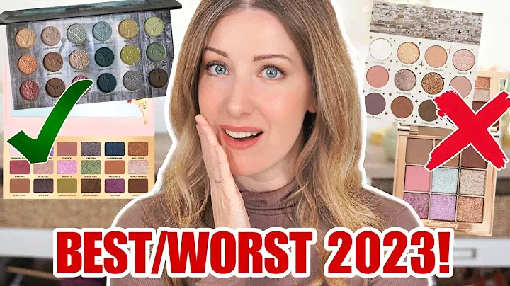 The BEST AND WORST MAKEUP of 2023...EYESHADOW PALETTES