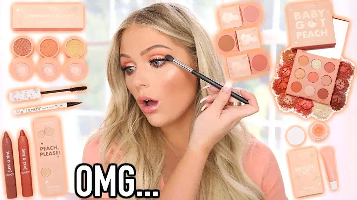 NEW COLOURPOP PEACH COLLECTION | FIRST IMPRESSIONS REVIEW + TUTORIAL