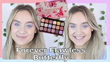 MAKEUP REVOLUTION FOREVER FLAWLESS BUTTERFLY PALETTE REVIEW AND FIRST IMPRESSIONS FOREVER FLAWLESS