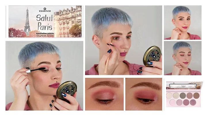 Essence Salut Paris One Palette 2 Wearable Everyday Eye-makeup Looks | Easy to Follow and Realistic!