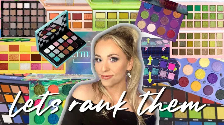 RANKING MY RECENT PURCHASES | Eyeshadow palettes
