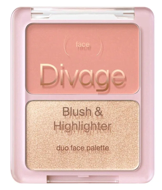 Диваж DIVAGE Палетка для лица 01 Диваж Duo Face Palette тон 01, Divage-3