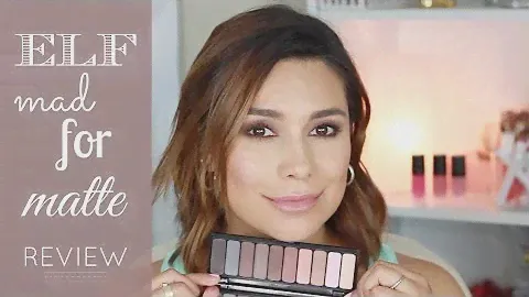 ELF Mad for Matte Eyeshadow Palette | Review & Swatches | Lulubella83