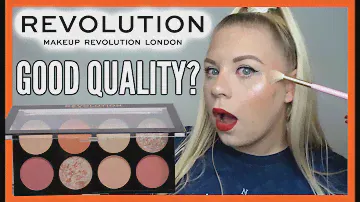 REVOLUTION ULTRA BLUSH PALETTE REVIEW | GOLDEN DESIRE | makeupwithalixkate