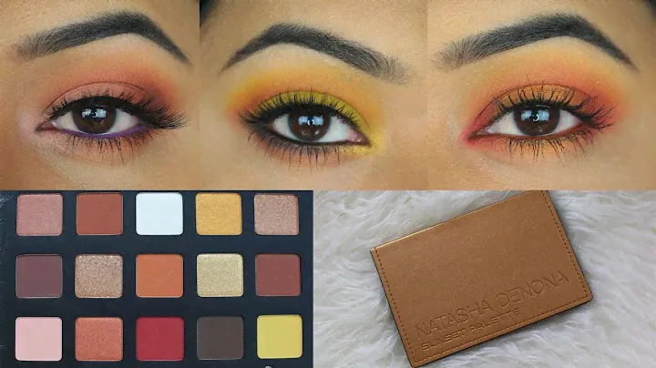 Natasha Denona Sunset palette - 3 looks 1 palette | Makeup Tutorial | Beautylashes19