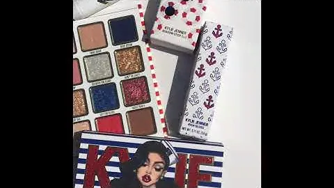 Sailor Collection by Kyliecosmetics and eyeshadow swatches