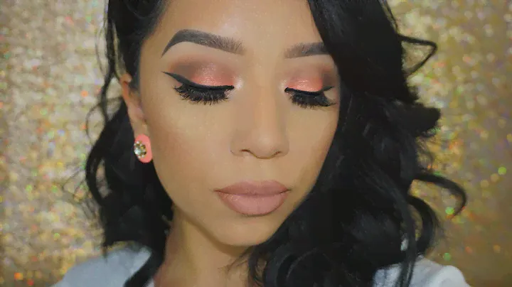 Too Faced Sweet Peach Palette Makeup Look