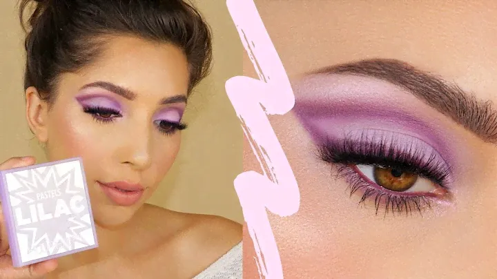Huda Beauty Lilac Pastel Obsessions Makeup Tutorial