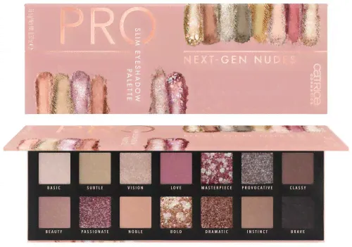 CATRICE/Тени д/век PRO Next-Gen Nudes SLIM eyeshadow palette 010/924652/