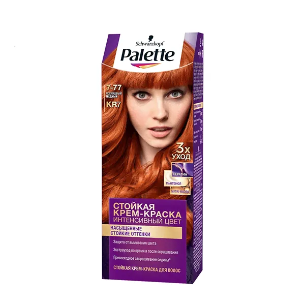 Palette Крем-краска KR7 / 7 - 77 Роскошный медный