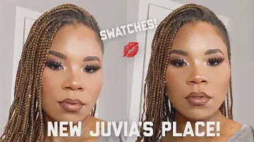 TRYING JUVIA'S PLACE EYESHADOW AGAIN! The Chocolate Palette + Nude Lip Swatches | ChicMarie