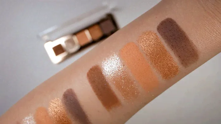 Natasha Denona Mini Starlette Palette Finger & Brush Swatches