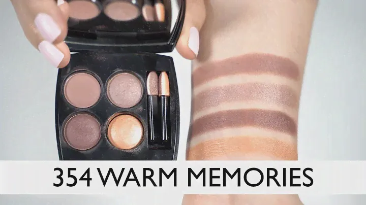 UNBOXING CHANEL LES 4 OMBRES MULTI EFFECT QUADRA EYESHADOW - 354 WARM MEMORIES