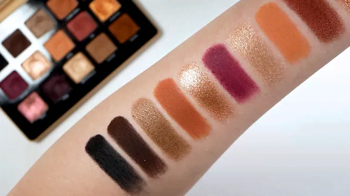 Natasha Denona My Dream Eyeshadow Palette Live Swatches