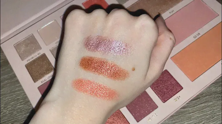 MOIRA Meant To Be Destiny Eyeshadow and Face Palette Swatches | Close Up