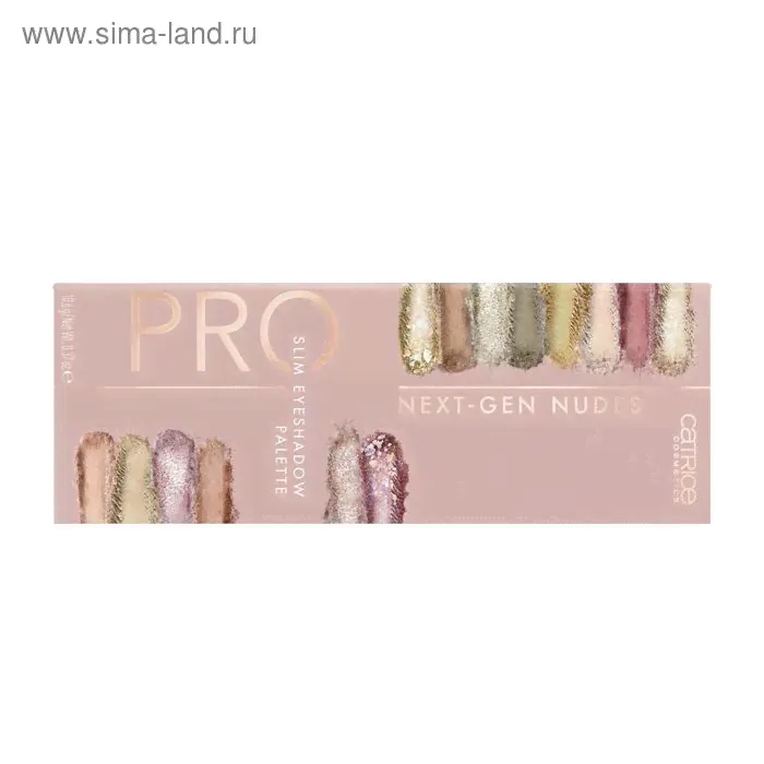 Тени для век Catrice Pro Slim Eyeshadow Palette, оттенок Next-Gen Nudes 010