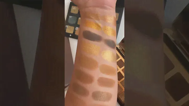 GOLD VS GOLDEN + A  LITTLE CLOSE UP OF NATASHA DENONA GOLDEN PALETTE 💛 #natashadenona