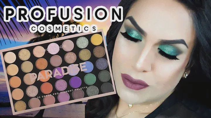 PROFUSION PARADISE PALETTE MAKEUP TUTORIAL