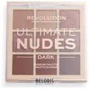 Makeup Revolution Тон Light. Палетка теней для век Ultimate Nudes Eyeshadow Palette