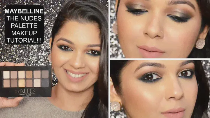 Maybelline THE NUDES Palette Makeup Tutorial!!!