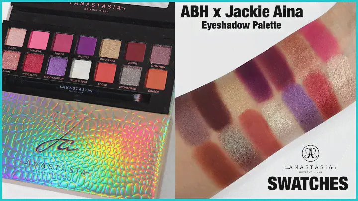 Anastasia Beverly Hills x Jackie Aina Eyeshadow Palette Swatches