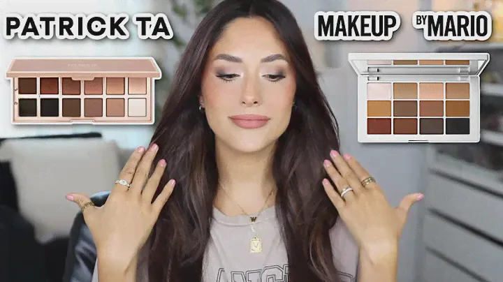 PATRICK TA VS MAKEUP BY MARIO EYESHADOW PALETTES | watch BEFORE you BUY!