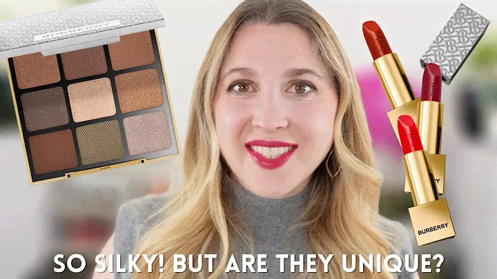 BURBERRY MONOGRAM Palette & Festive KIsses Lipsticks | Demos, Swatches, Comparisons #limitededition