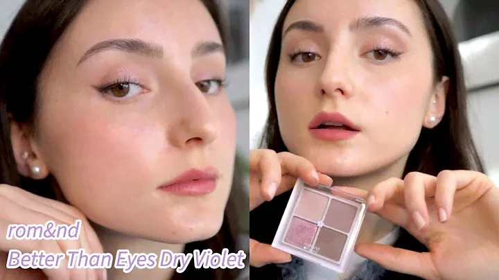 ЛУЧШАЯ КРУТАЯ ТОНИРОВАННАЯ ПАЛИТРА! Обзор ROMAND Better Than Eyes Dry Violet + сравнение сухих роз 💜