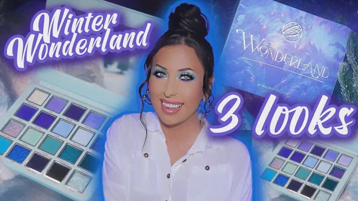 COSMIC BRUSHES WINTER WONDERLAND PALETTE | SWATCHES & 3 LOOKS