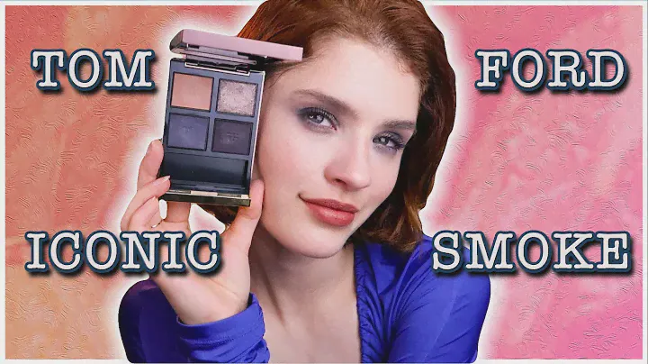 Let's Try The New Tom Ford Iconic Smoke Palette 💙🖤