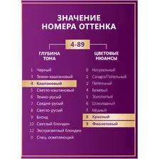 Крем-краска Palette для волос стойкая 4-89, 110мл