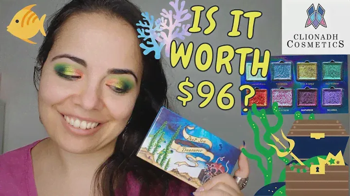 Deep Sea Treasures Clionadh - Swatches, 2 Looks, Is this palette worth $96?
