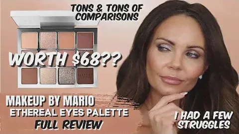 MAKEUP BY MARIO ETHEREAL EYES PALETTE | 3 LOOKS | TONS & TONS OF COMPARISONS