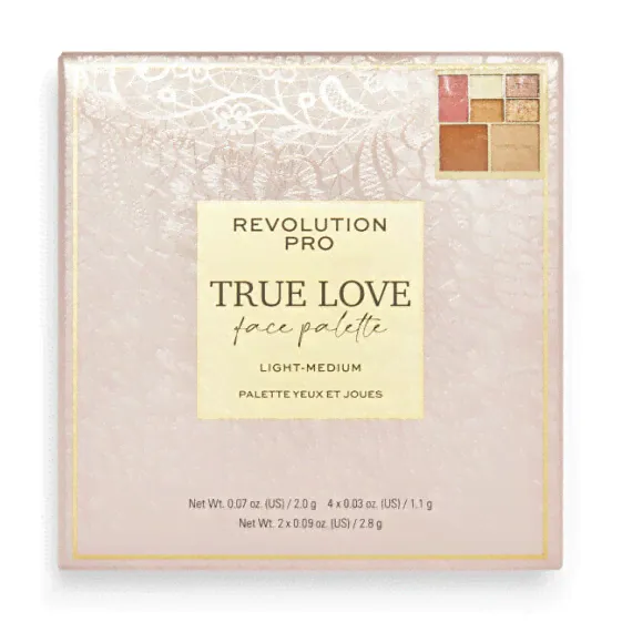 Face palette Light - Medium True Love (Eye & Cheek Palette) 12 g-0